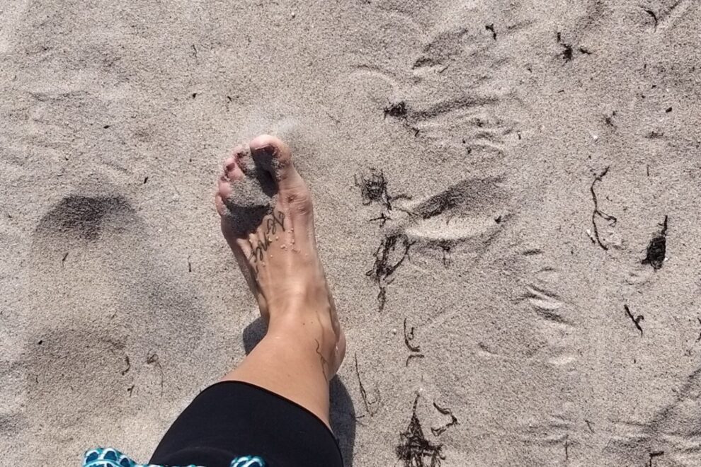 barefoot truth corsican beach