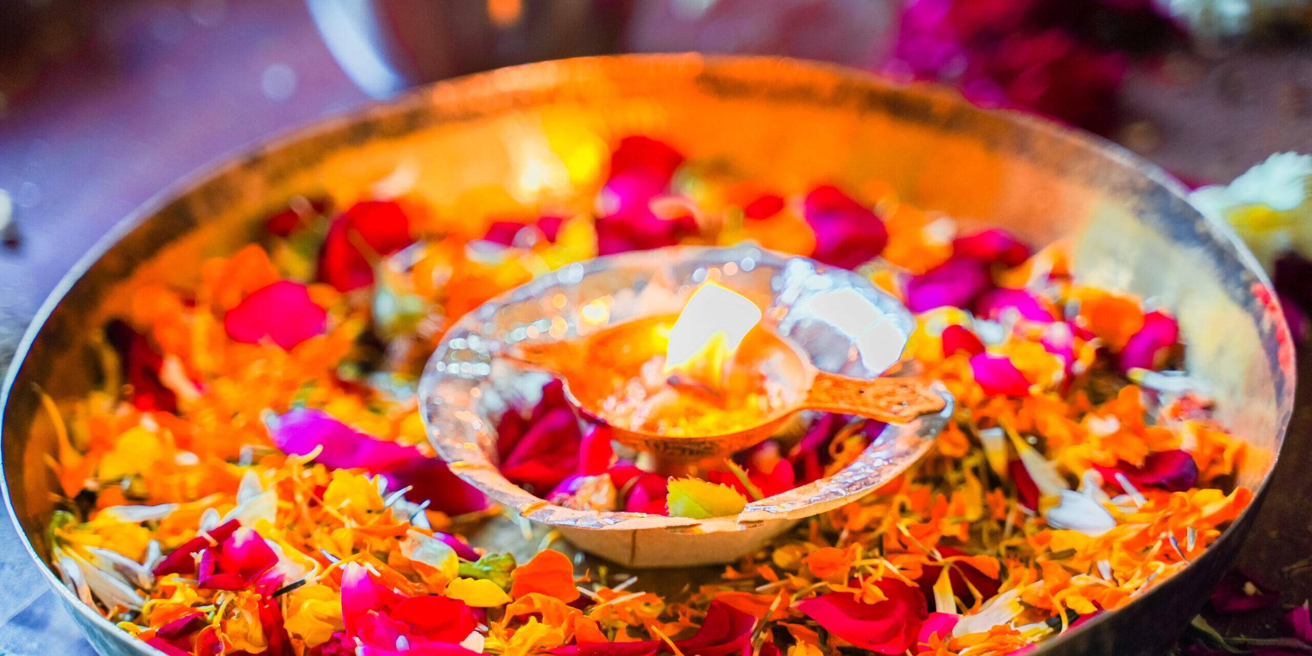 smell of flowers in yoga training